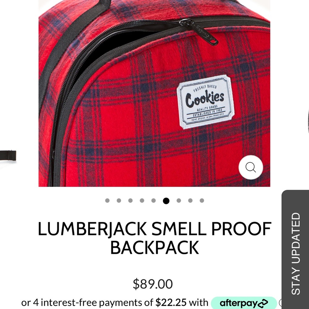 Authentic “ Cookies “ Lumberjack Backpacks. - Picture 7 of 7